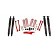Suspension Lift Kit 07-18 Wrangler JK w/Shock Black MAX Shocks 2.5-3.5 Inch Lift Incl. Rear Track Bar Brace Front And Rear Springs Classic Red Powder Coated Skyjacker
