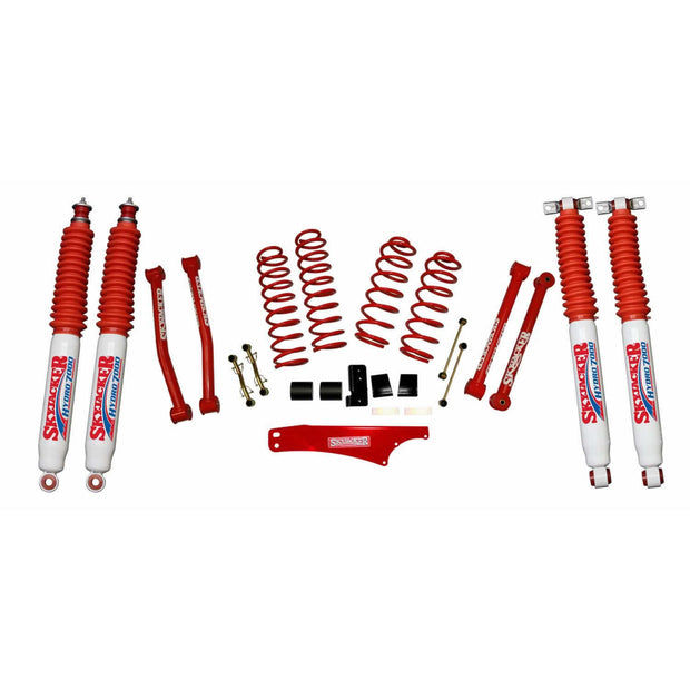 Suspension Lift Kit 07-17 Jeep Wrangler 2.5-3.5" Lift Skyjacker (JK2501KCR-H)