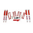 Suspension Lift Kit 07-18 Wrangler JK w/Shock Nitro Shocks 2.5-3.5 Inch Lift Incl. Rear Track Bar Brace Front And Rear Springs Classic Red Powder Coated Skyjacker