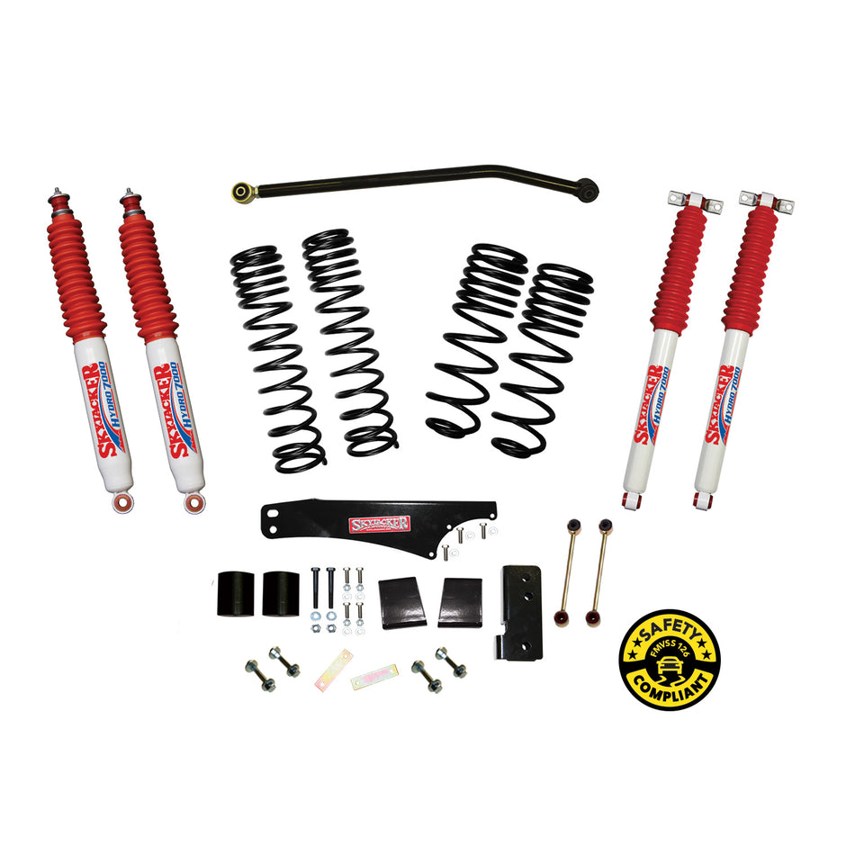 Skyjacker JK35BPHLT Location Jeep Size Track Jeep 3.5-4 Inch Dual Rate Drive Long3.5 Country Sway Bar Front Wrangler Inch Brkt Wrangler Travel 4WD Bar