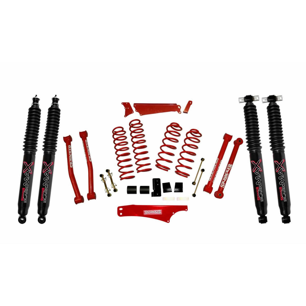 Skyjacker Lift Kit Sold As: Skyjacker 07-18 Wrangler Other Position: Kit Parts s Front JKWarranty For ABlack JK401KCR-H-BHNG|JK401KCR-N-BHNG||JK401KCR
