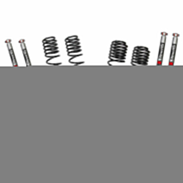 Suspension Lift Kit w/Shock 1-1.5 Inch Lift 18-19 Jeep Wrangler W/Frt. And Rear Dual Rate/Long Travel Series Coil Springs Extended Sway Bar End Links Grade 8 Mounting Hdwr M95 Monotube Shocks Skyjacker