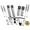 Long Travel Series Suspension Lift Kit w/Shocks 3.5 Inch Lift 18-19 Jeep Wrangler Sport 18-19 Jeep Wrangler Sport S Incl. Long Travel Coil Springs Extended Sway Bar Links Bump Stop Extensions Long Travel M95 Monotube Shocks Skyjacker