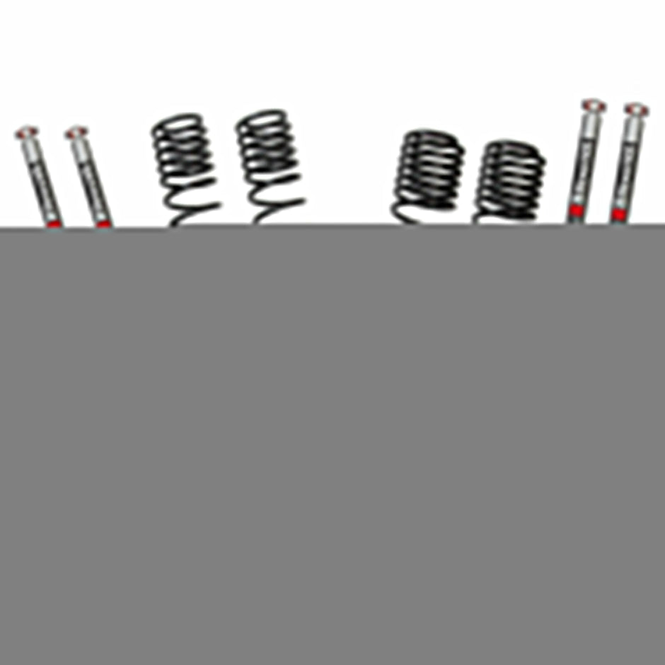 Long Travel Series Suspension Lift Kit w/Shocks 3.5 Inch Lift 18-19 Jeep Wrangler Rubicon Incl. Long Travel Coil Springs Extended Sway Bar Links Bump Stop Extensions Long Travel M95 Monotube Shocks Skyjacker