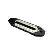 Jawse Fairlead Back Plate Angle in Black Lung and Gun Gray