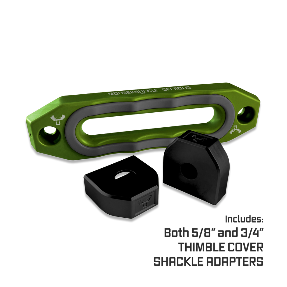Jawse Fairlead Front Body Only in Bean Green and Gun Gray