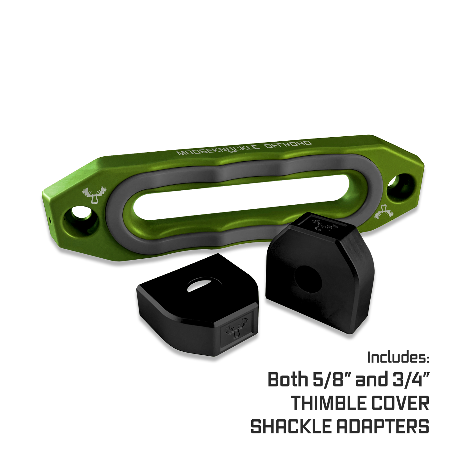 Jawse Fairlead Front Body Only in Bean Green and Gun Gray