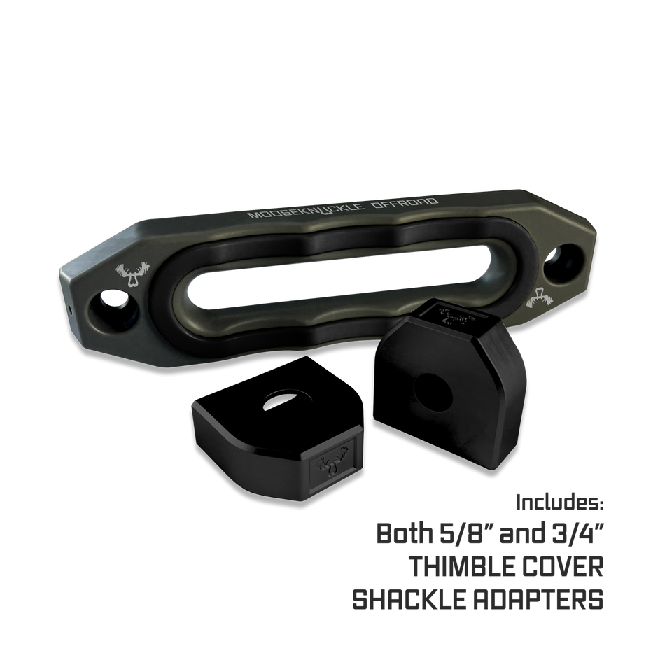 Jawse Fairlead Front Ankle in Gray Skull Black Hole
