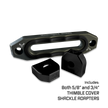 Jawse Fairlead Front Ankle in Gray Skull Black Hole
