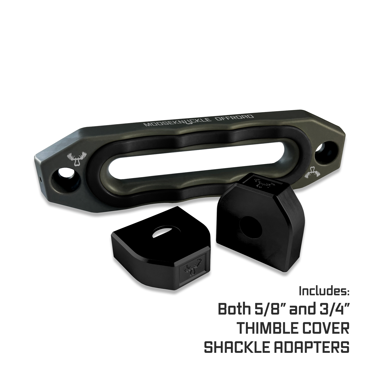 Jawse Fairlead Front Ankle in Gray Skull Black Hole