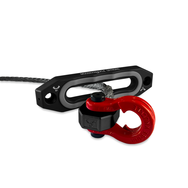 Jawse Fairlead and Front Split Shackle in Black Lung and Gun Gray