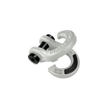 Jowl 1/2 inch SxS Split Shackle open in Pure White Front