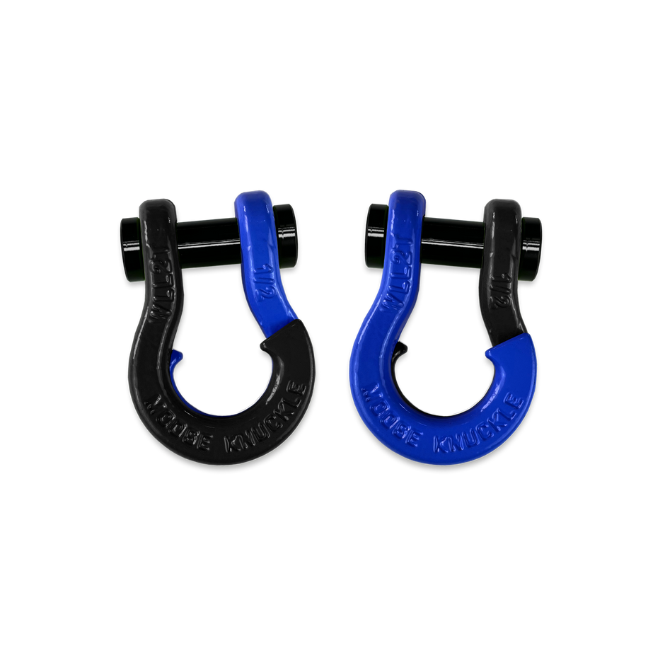 Jowl 1/2 inch SxS Split Shackle in Black Hole and Blue Balls Combo