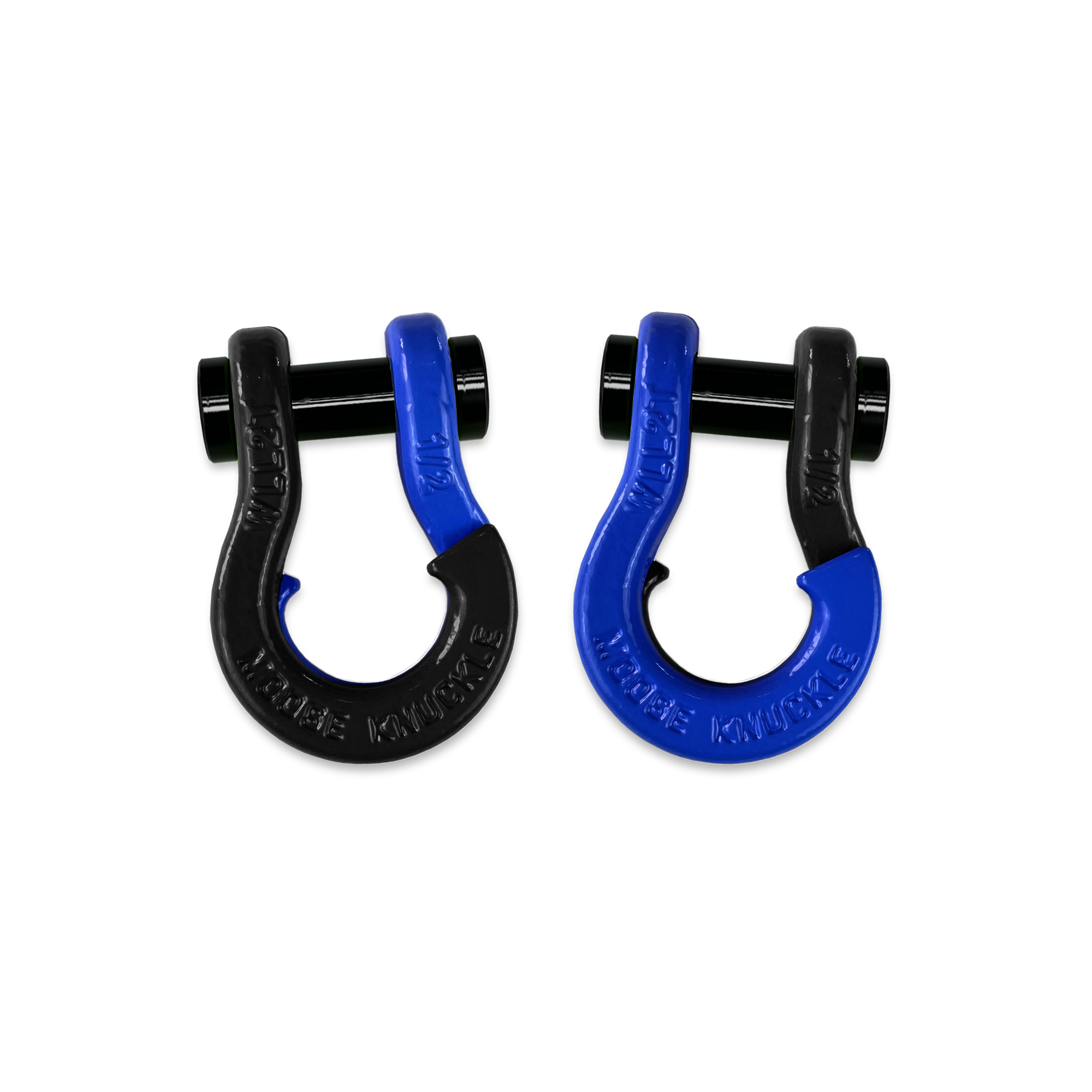Jowl 1/2 inch SxS Split Shackle in Black Hole and Blue Balls Combo