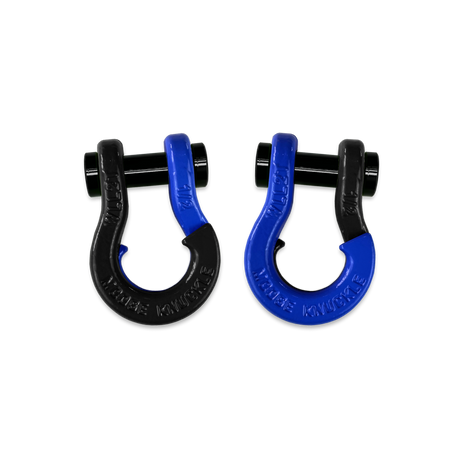 Jowl 1/2 inch SxS Split Shackle in Black Hole and Blue Balls Combo