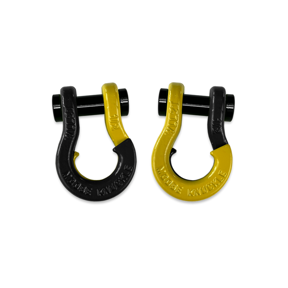 Jowl 1/2 inch SxS Split Shackle in Black Hole and Detonator Yellow Combo