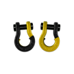Jowl 1/2 inch SxS Split Shackle in Black Hole and Detonator Yellow Combo