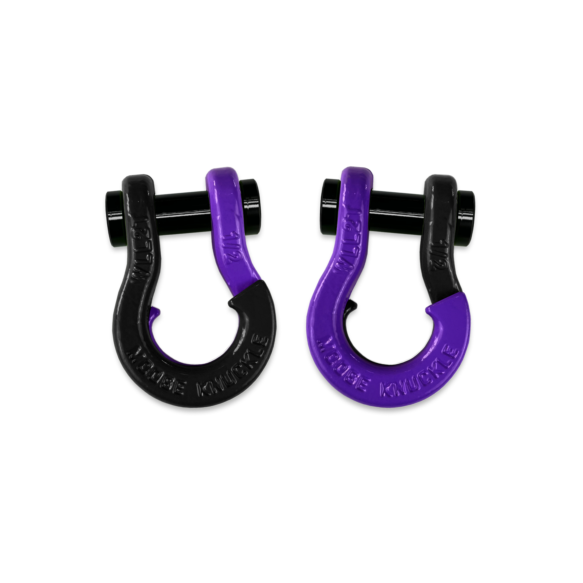 Jowl 1/2 inch SxS Split Shackle in Black Hole and Grape Escape