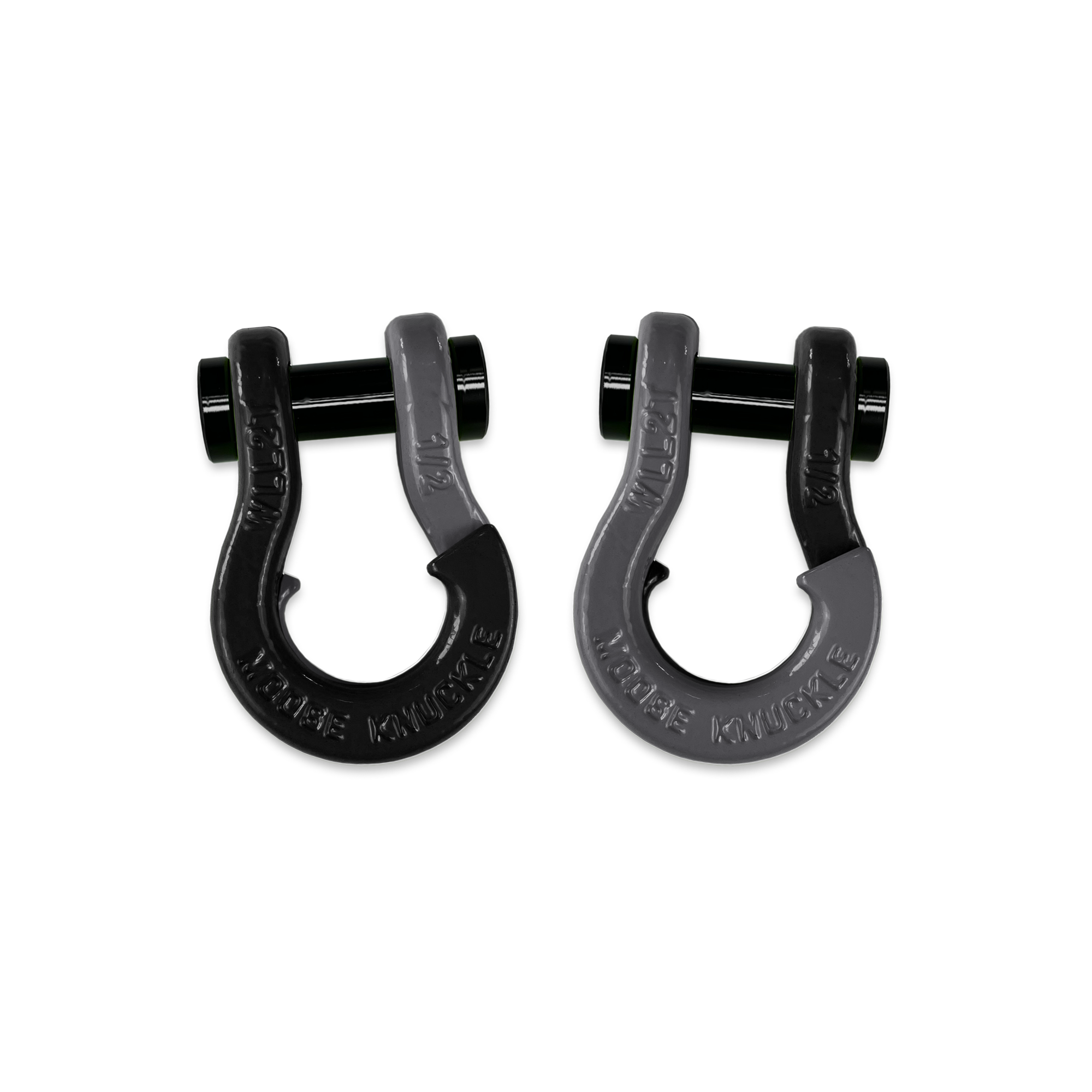 Jowl 1/2 inch SxS Split Shackle in Black Hole and Gun Gray Combo