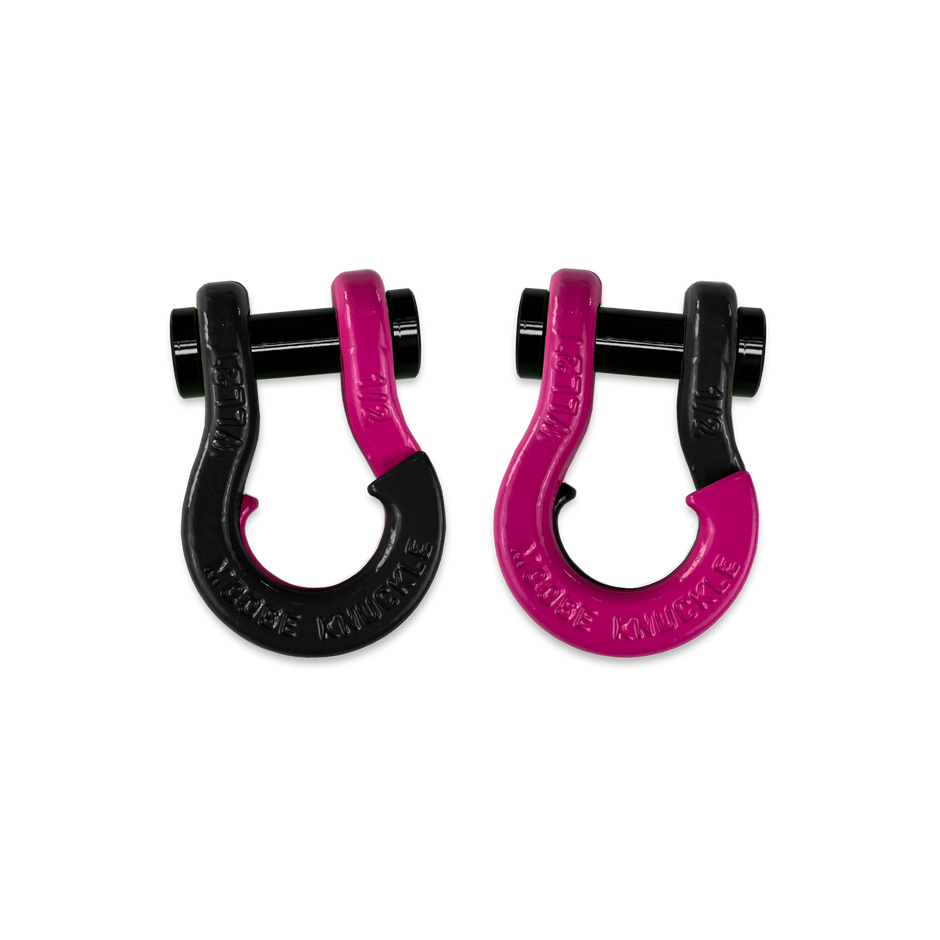 Jowl 1/2 inch SxS Split Shackle in Black Hole and Pogo Pink Combo