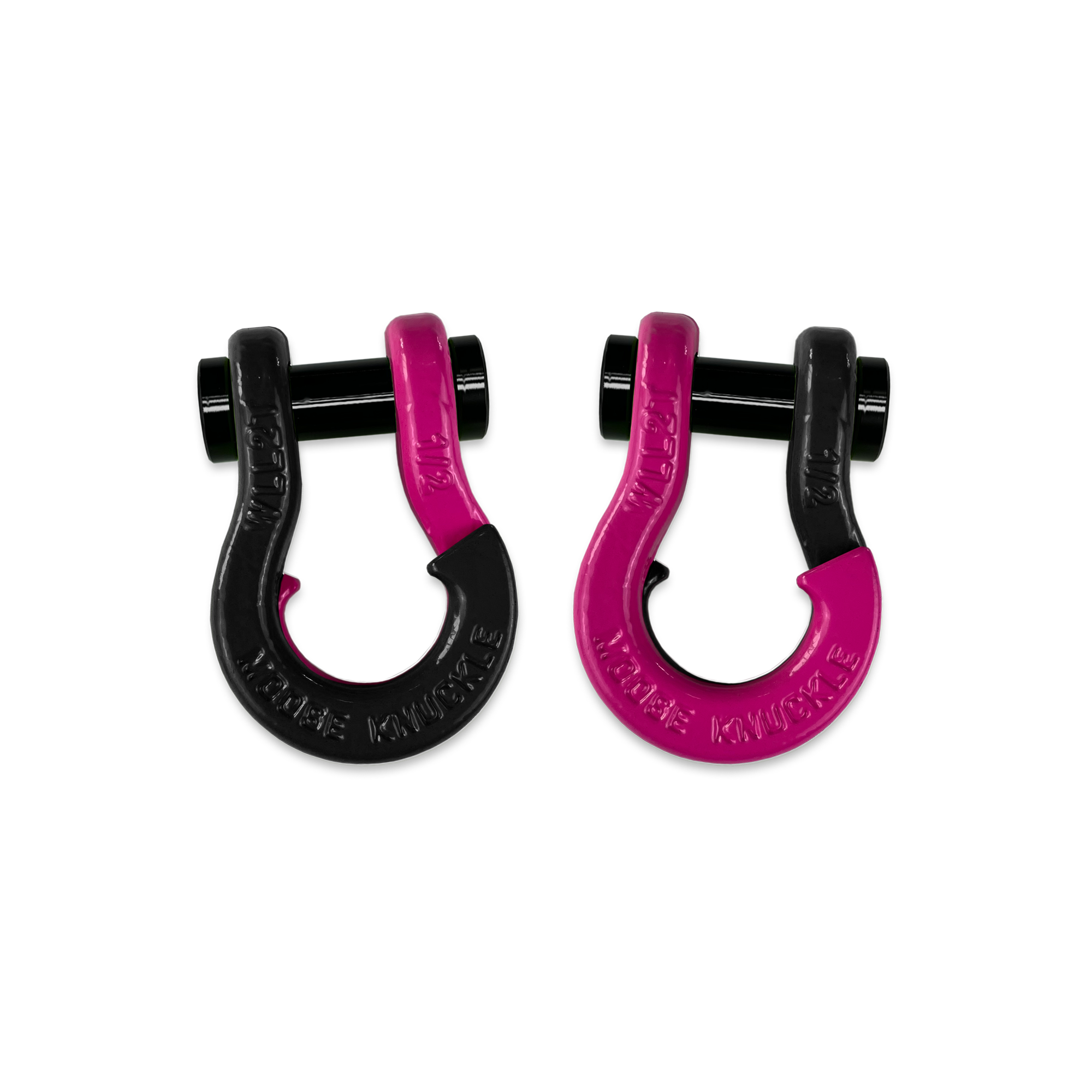 Jowl 1/2 inch SxS Split Shackle in Black Hole and Pogo Pink Combo