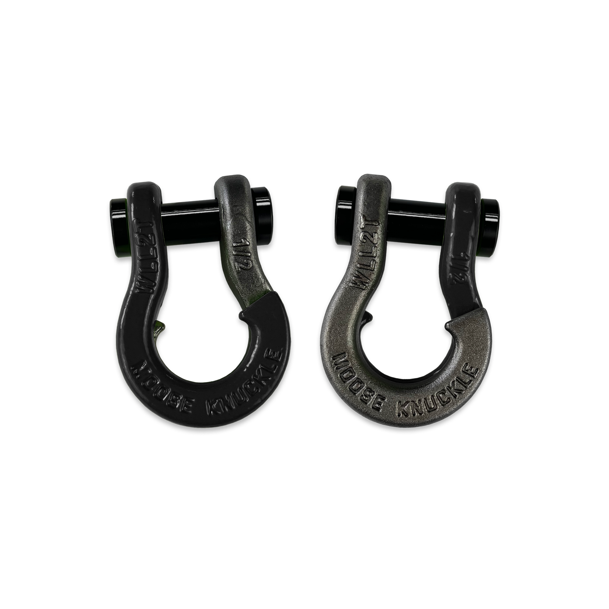 Jowl 1/2 inch SxS Split Shackle in Black Hole and Raw Dog Combo