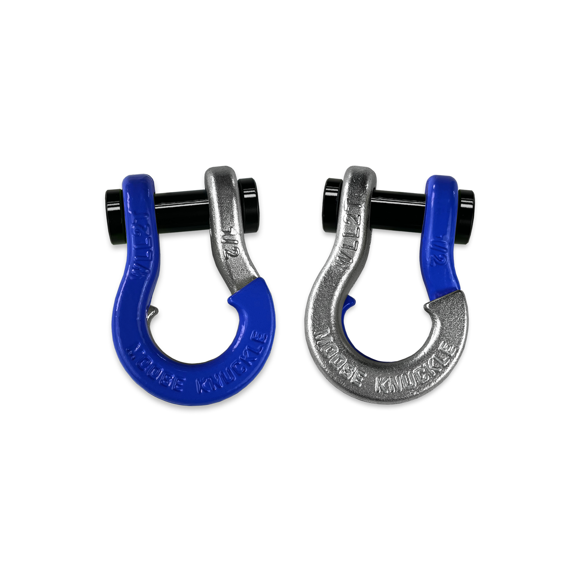 Jowl 1/2 inch SxS Split Shackle in Blue Balls and Nice Gal Combo