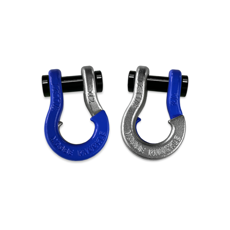 Jowl 1/2 inch SxS Split Shackle in Blue Balls and Nice Gal Combo
