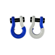 Jowl 1/2 inch SxS Split Shackle in Blue Balls and Pure White Combo
