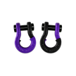 Jowl 1/2 inch SxS Split Shackle in Grape Escape and Black Hole Combo