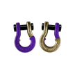 Jowl 1/2 inch SxS Split Shackle in Grape Escape and Brass Knuckle Combo