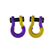 Jowl 1/2 inch SxS Split Shackle in Grape Escape and Detonator Yellow Combo