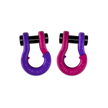 Jowl 1/2 inch SxS Split Shackle in Grape Escape and Pogo Pink Combo