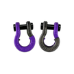 Jowl 1/2 inch SxS Split Shackle in Grape Escape and Raw Dog Combo