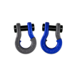 Jowl 1/2 inch SxS Split Shackle in Gun Gray and Blue Balls Combo