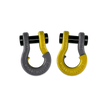 Jowl 1/2 inch SxS Split Shackle in Gun Gray and Detonator Yellow Combo