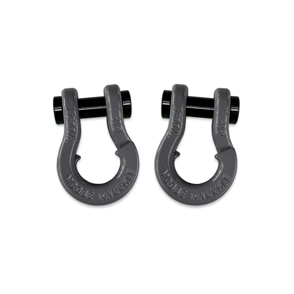 Jowl 1/2 inch SxS Split Shackle in Gun Gray Single Combo