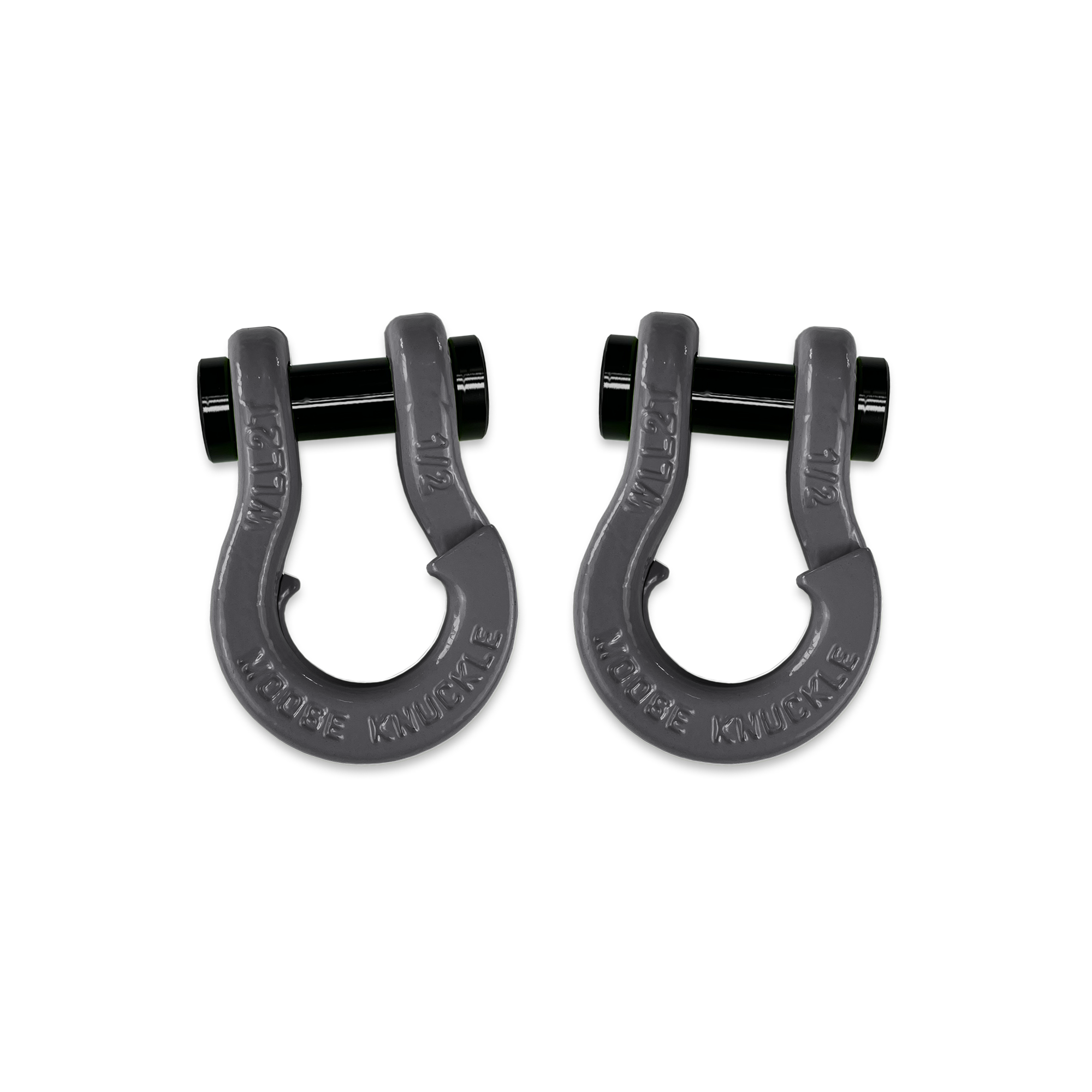 Jowl 1/2 inch SxS Split Shackle in Gun Gray Single Combo