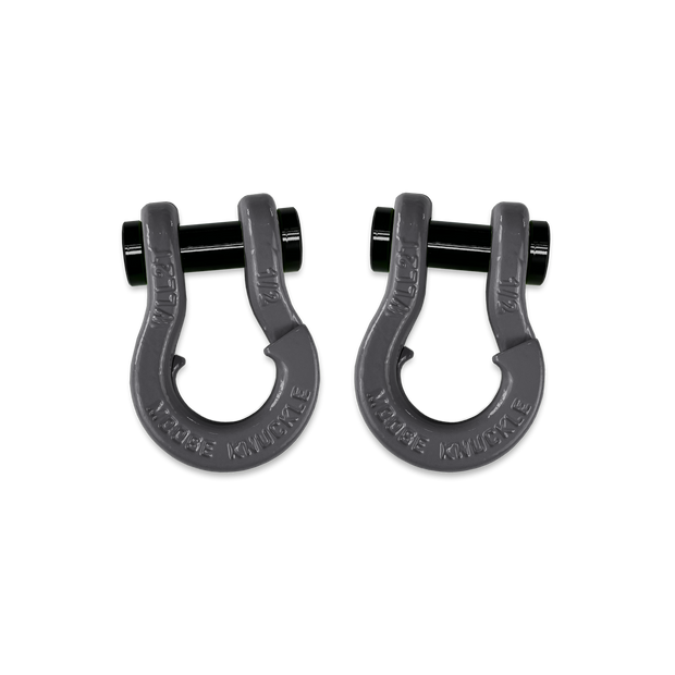 Jowl 1/2 inch SxS Split Shackle in Gun Gray Single Combo