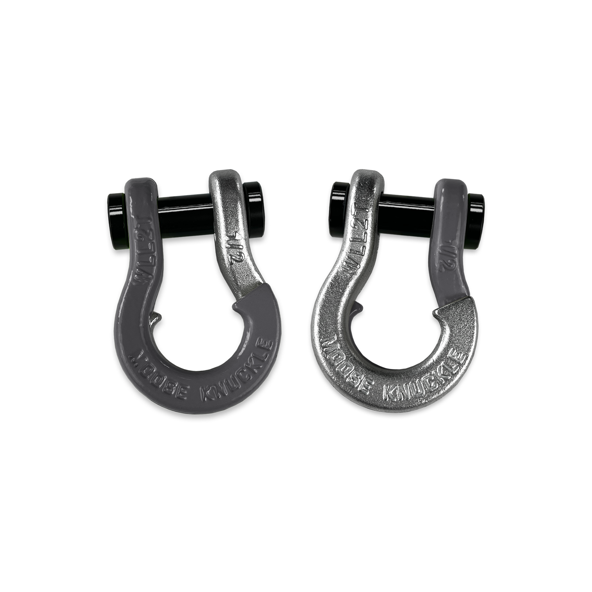 Jowl 1/2 inch SxS Split Shackle in Gun Gray and Nice Gal Combo