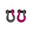 Jowl 1/2 inch SxS Split Shackle in Gun Gray and Pogo Pink Combo