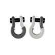 Jowl 1/2 inch SxS Split Shackle in Gun Gray and Pure White Combo