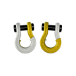 Jowl 1/2 inch SxS Split Shackle in Pure White and Detonator Yellow Combo