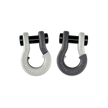 Jowl 1/2 inch SxS Split Shackle in Pure White and Gun Gray Combo