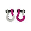 Jowl 1/2 inch SxS Split Shackle in Pure White and Pogi Pink Combo
