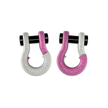Jowl 1/2 inch SxS Split Shackle in Pure White and Pretty Pink Combo