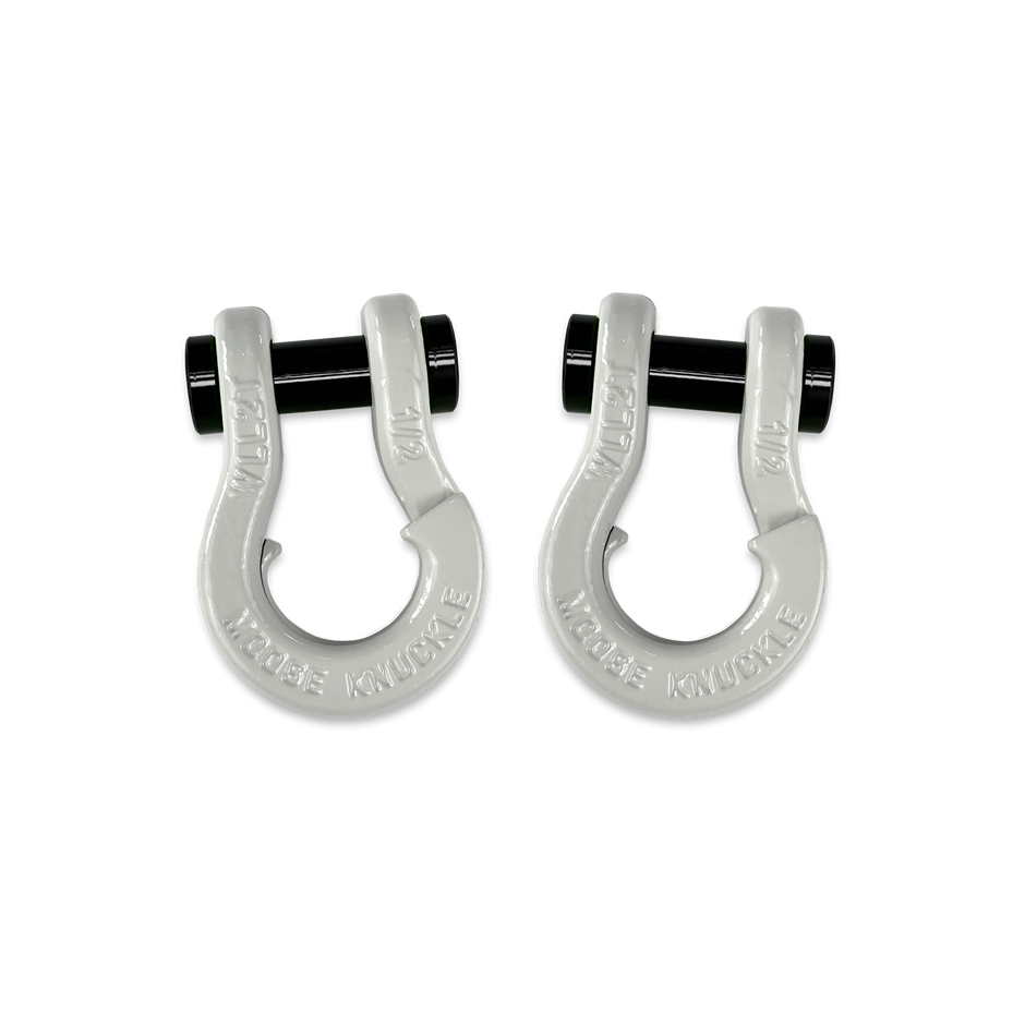 Jowl 1/2 inch SxS Split Shackle in Pure White and Pure White Combo