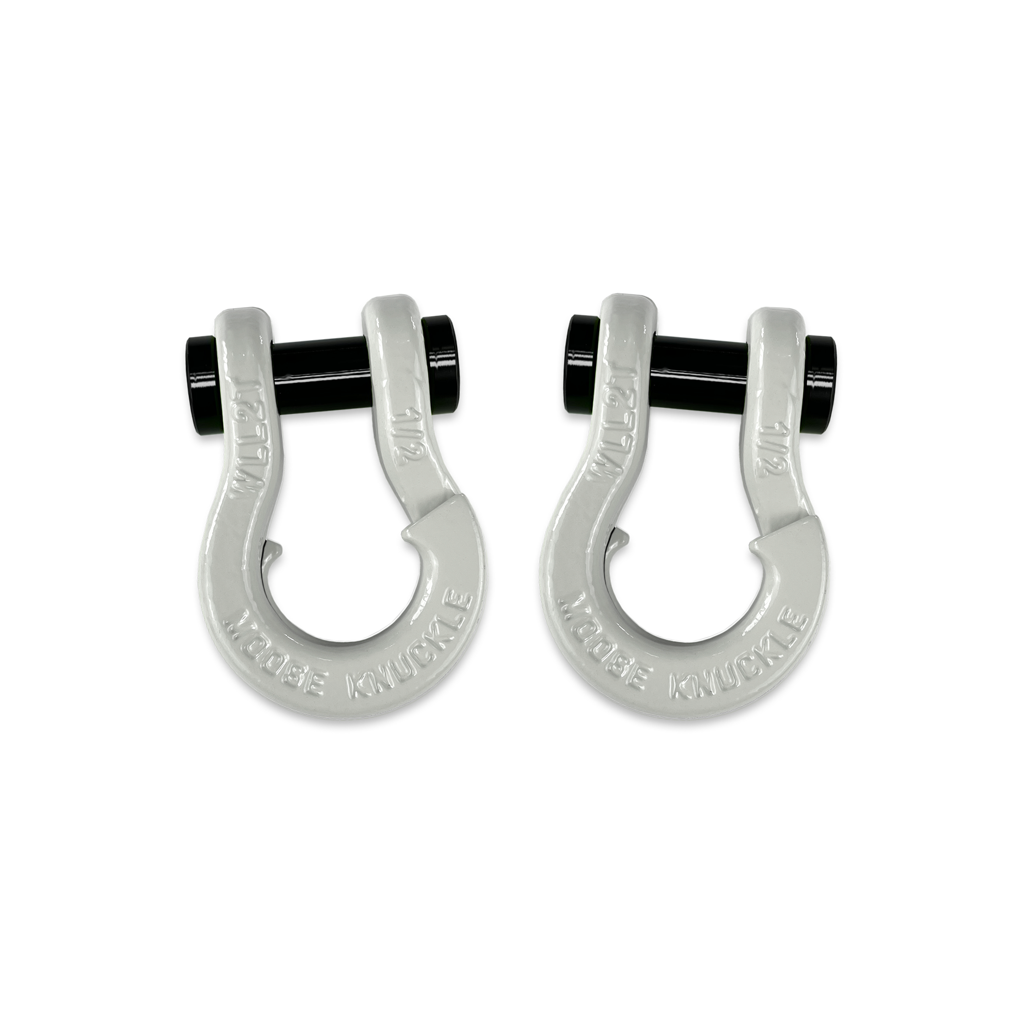 Jowl 1/2 inch SxS Split Shackle in Pure White and Pure White Combo