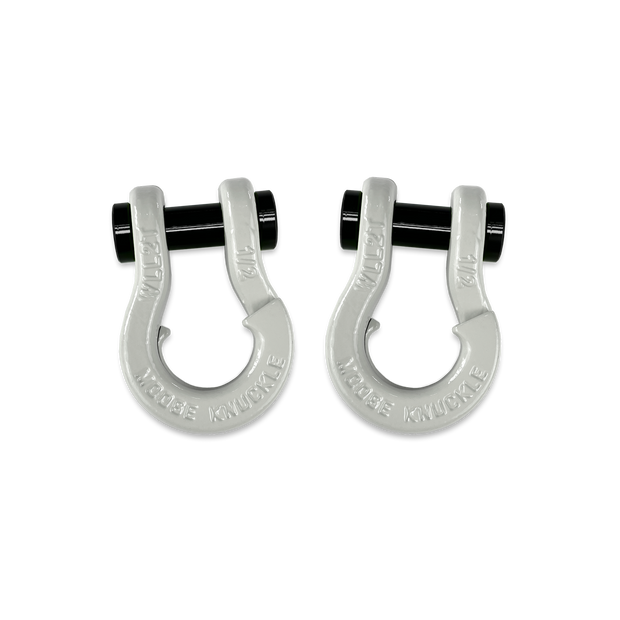 Jowl 1/2 inch SxS Split Shackle in Pure White and Pure White Combo