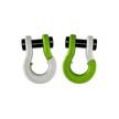 Jowl 1/2 inch SxS Split Shackle in Pure White and Sublime Green Combo